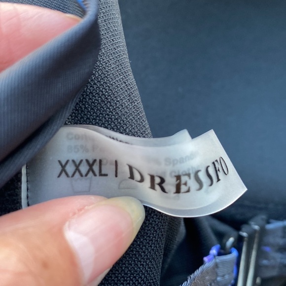 DRESSFO galaxy print caged top high waisted bottom peekaboo side bottoms - Picture 7 of 12